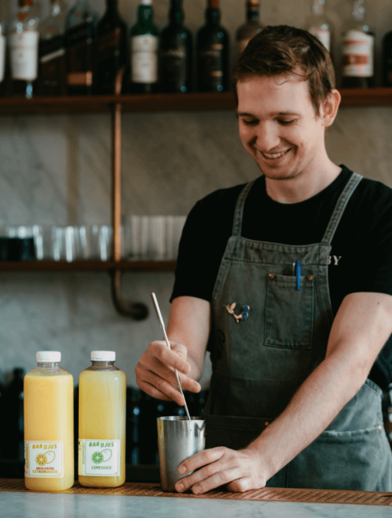 Ruby’s bar manager, Benjamin Ebenbaur